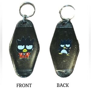 Custom-made Retro Motel-Style Keychain – Badtz Maru Design